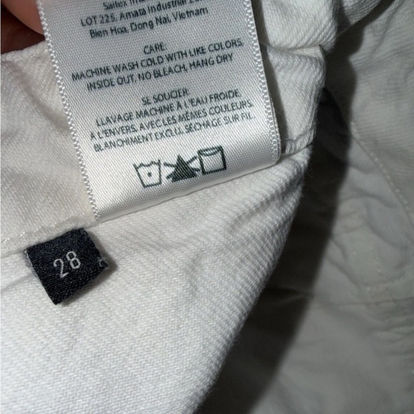 Revolve Edwin Jeans Women’s Malia Eggshell 100% Cotton Size 28 - Picture 6 of 10